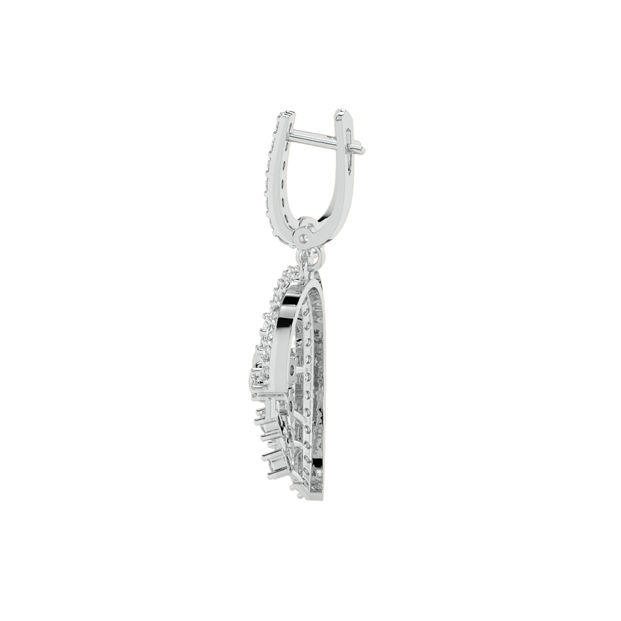 Grette Round Diamond Earrings